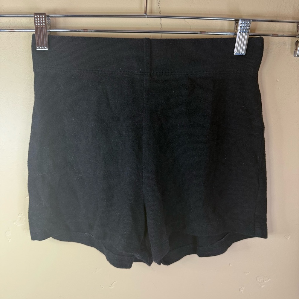 Reformation Jeans Size Small Black Cotton Pull On Soft Shorts 3" Inseam Comfy